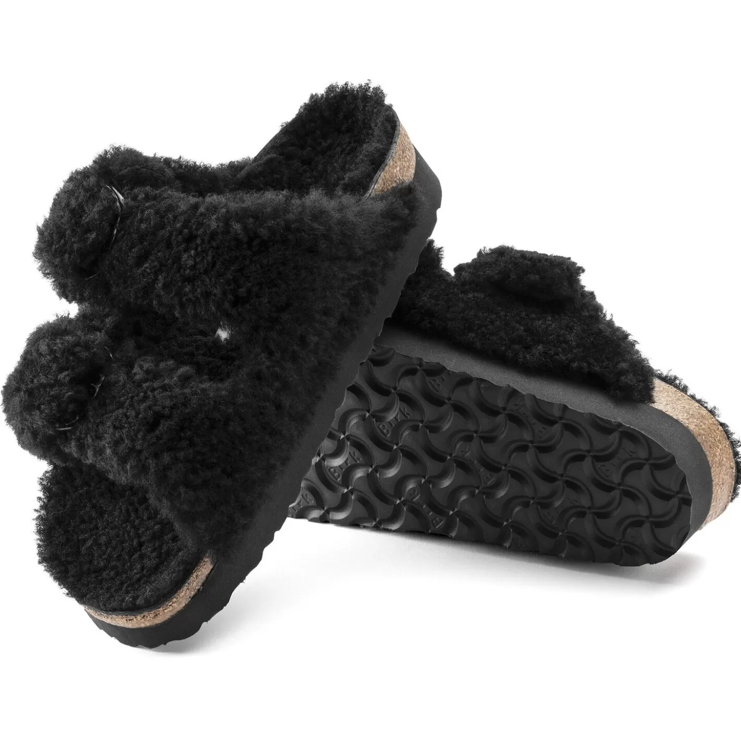 Cheap Arizona Big Buckle Lamsvel Dames Plateau