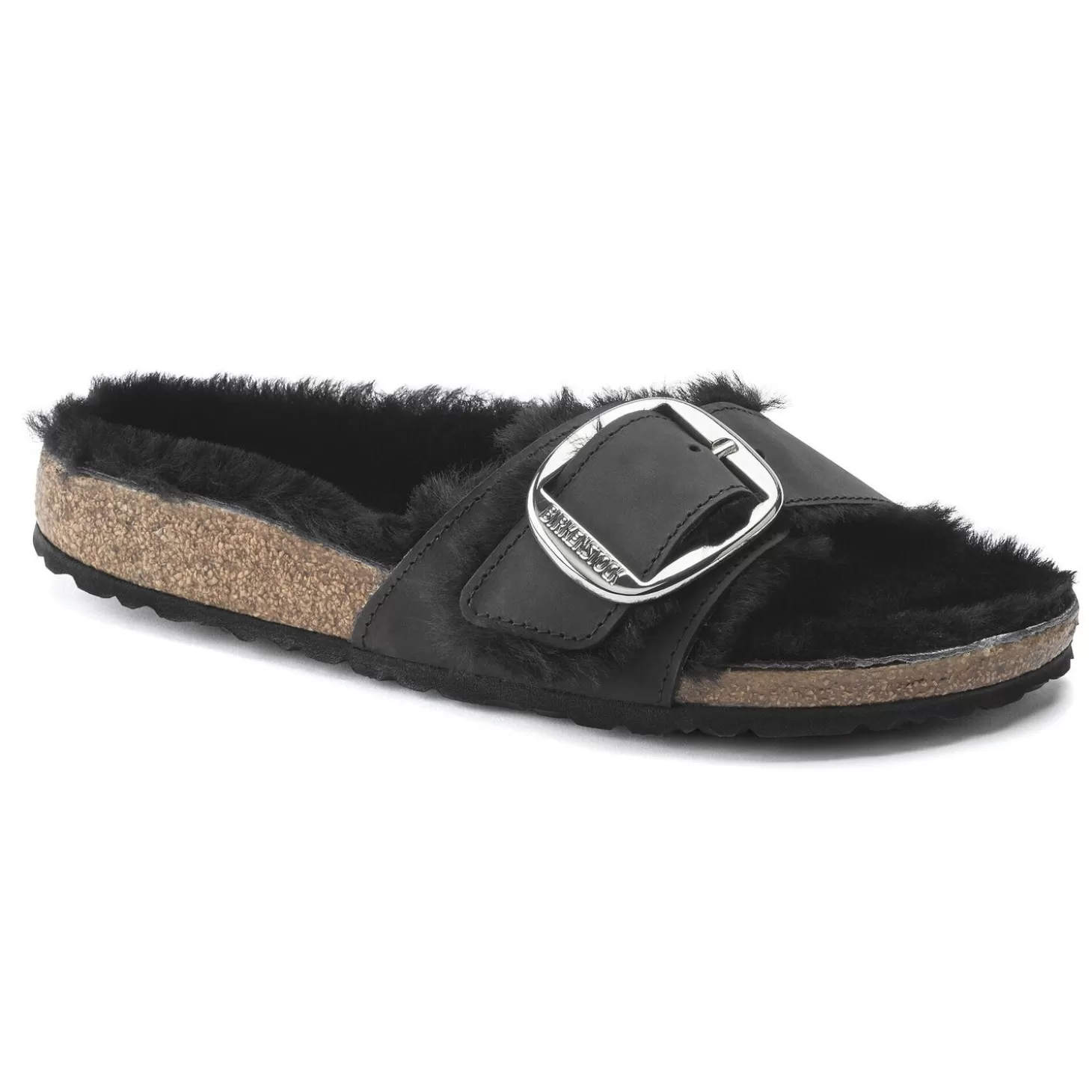 Cheap Madrid Big Buckle Lamsvel Dames Een Riem