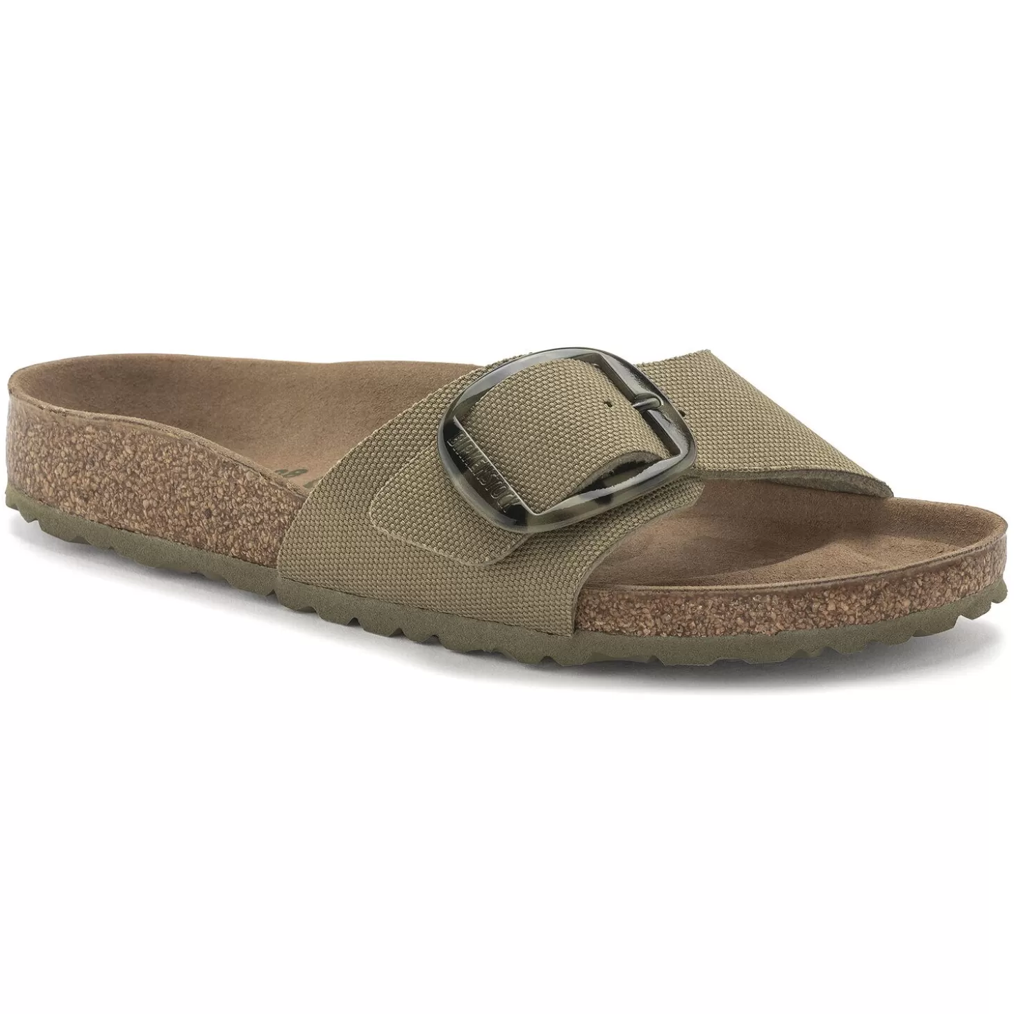 Clearance Madrid Vegan Big Buckle Dames Een Riem