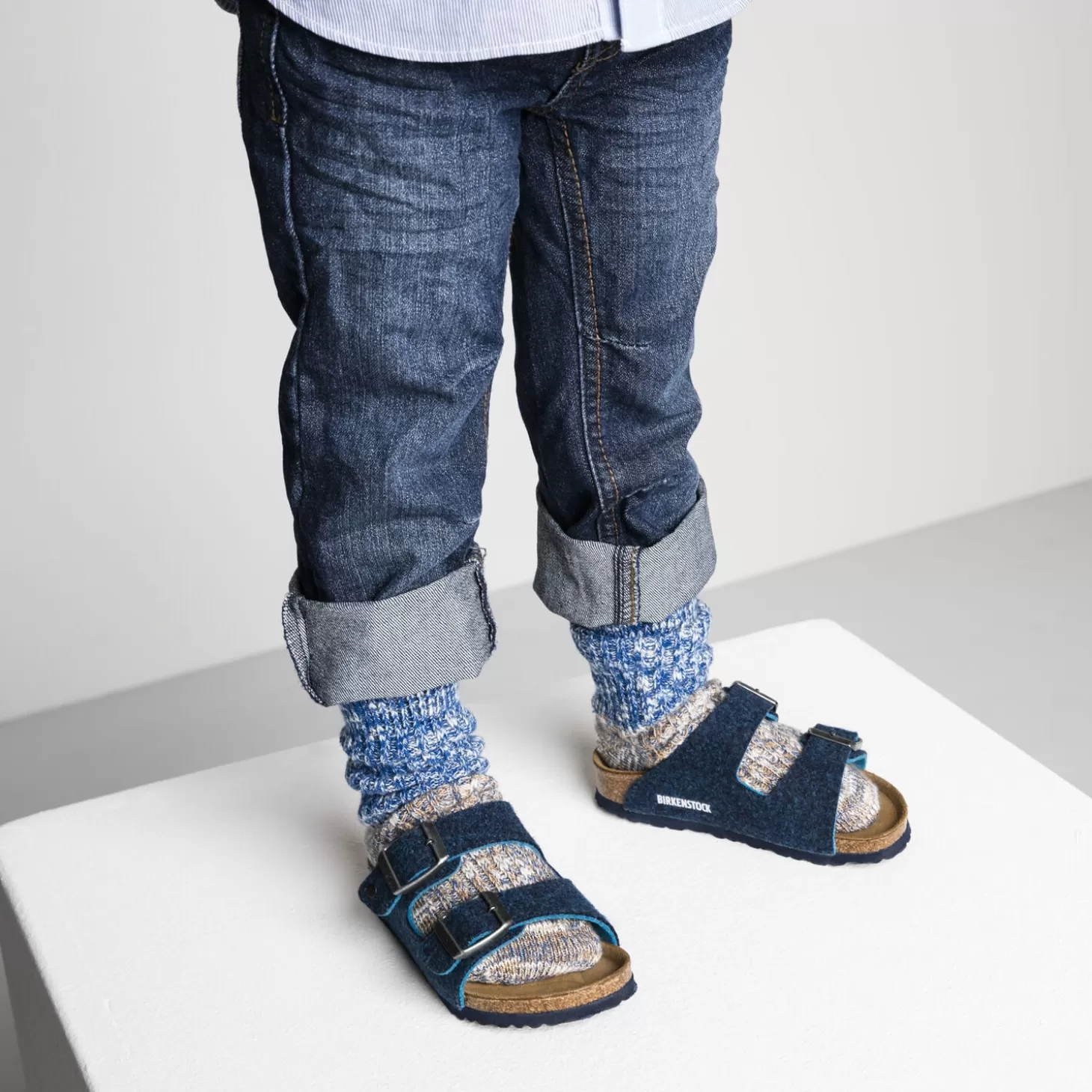 Shop Slub Block Kids Kinderen Sokken